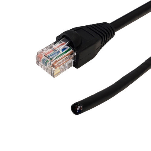 RJ45 to Blunt Cat5e Solid UTP Gel Filled Outdoor UV Direct Burial Pigtail Cable