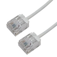Cat6A UTP Micro-Thin Molded Patch Cable - 32AWG - Riser CMR