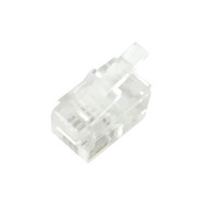 RJ9 Hand-Set Plug for Flat Cable 4P 4C - Pack of 50