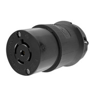 L21-20R Hubbell Power Cord Connector - Screw on - HBL2513BK