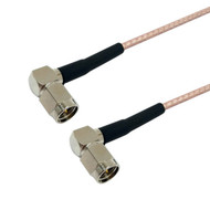 RG316 SMA Male Right Angle to SMA Male Right Angle Cable