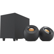Creative Pebble Plus 21 Speaker System - 8 W RMS - Black - 50 Hz to 20 kHz 51MF0480AA000