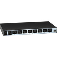 Black Box 8-Outlets PDU - C20 Inlet - 8 x IEC 60320 C13 - 230 V AC - Network RJ-45 - 1U - Horizontal - Rack-mountable PS582A-R2