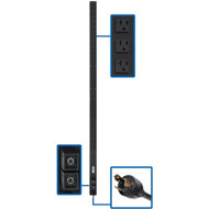 Tripp Lite PDUV30 24-Outlet PDU - Basic - NEMA L5-30P - 24 x NEMA 5-1520R - 120 V AC - 0U - Vertical - Rack-mountable PDUV30