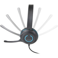Cyber Acoustics AC-5008 USB Stereo Headset - Stereo - USB - Wired - 20 Hz - 20 kHz - Over-the-head - Binaural - Supra-aural - Noise AC-5008