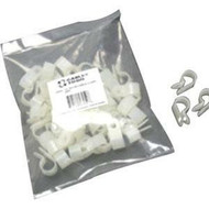 C2G Cable Clamp - Cable Clamp - Natural - 50 Pack - Nylon 43050