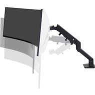 Ergotron Desk Mount for Monitor Curved Screen Display - Matte Black - Yes - 49 Screen Support - 1905 kg Load Capacity - 100 x 100 45-647-224