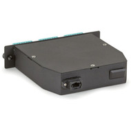 Black Box MTP OM3 Fiber Optic LGX Cassette - 1 MTP 24 to 24 LC Type A - 24 Ports - 24 x - Rack-mountable - TAA Compliant FOCA20M3-1MP24-24LC