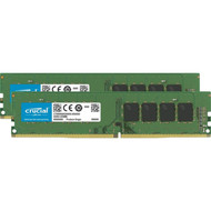 Crucial 32GB 2 x 16GB DDR4 SDRAM Memory Kit - For Desktop PC - 32 GB 2 x 16GB - DDR4-3200PC4-25600 DDR4 SDRAM - 3200 MHz - CL22 - CT2K16G4DFRA32A