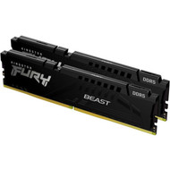 Kingston FURY Beast 32GB 2 x 16GB DDR5 SDRAM Memory Kit - For Motherboard - 32 GB 2 x 16GB - DDR5-4800PC5-38400 DDR5 SDRAM - 4800 KF548C38BBK2-32