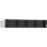 QNAP TS-1273AU-RP-8G SANNAS Storage System - AMD Ryzen V1500B Quad-core 4 Core 220 GHz - 12 x HDD Supported - 0 x HDD Installed - TS-1273AU-RP-8G-US