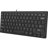 Adesso SlimTouch Mini Keyboard - Cable Connectivity - USB Interface - 78 Key - English US - QWERTY Layout - Desktop Computer - - - AKB-111UB