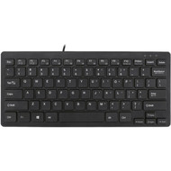 Adesso SlimTouch Mini Keyboard - Cable Connectivity - USB Interface - 78 Key - English US - QWERTY Layout - Desktop Computer - - - AKB-111UB