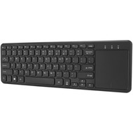 Adesso Wireless Keyboard with Built-in Touchpad - Wireless Connectivity - RF - 30 ft 9144 mm - 240 GHz - USB Interface - 78 Key Key WKB-4050UB