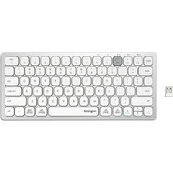 Kensington Multi-Device Dual Wireless Compact Keyboard - Wireless Connectivity - BluetoothRF - 240 GHz Multimedia Hot Keys - Phone K75504US