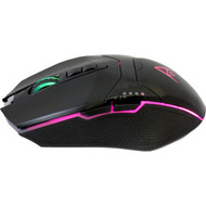 iMouse X5 - 6400 DPI RGB illuminated Gaming Mouse - 6 level adjustable DPI up to 6400 - 7 buttons - adjustable weight - RGB chromatic IMOUSE X5