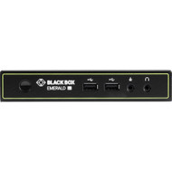 Black Box Emerald SE Receiver, Single-Head - 1 Computer(s) - 1 Remote User(s) - 426.51 ft (130000 mm) Range - 1920 x 1200 Maximum - 1 (Fleet Network)