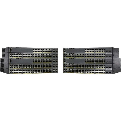 Cisco Catalyst 2960X-24TS-L Ethernet Switch - 24 Ports - Manageable - 10/100/1000Base-T - Refurbished - 2 Layer Supported - 4 SFP - 1U (WS-C2960X24TS-L-RF)