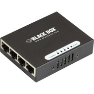 Black Box 4PT Gb SWT RJ45 - Gigabit Ethernet (1000-Mbps) Switch - (4) 10/100/1000-Mbps Copper RJ45 (LGB304A) LGB304A Switches & Bridges physical Black Box Fleet Network Canada