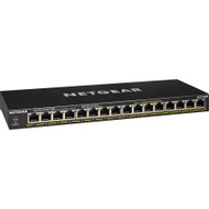Netgear GS316PP Ethernet Switch - 16 Ports - 2 Layer Supported - Twisted Pair - Desktop, Wall Mountable, Rack-mountable - 3 Limited (GS316PP-100NAS) GS316PP-100NAS Switches & Bridges physical Netgear Fleet Network Canada