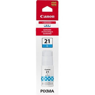 Canon GI-21 Cyan Ink Tank - Inkjet - Cyan - 70 mL - 1 Pack (4537C001) 4537C001 Refill & Waste & Maintenance physical Canon Fleet Network Canada