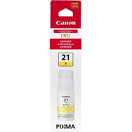 Canon GI-21 Yellow Ink Tank - Inkjet - Yellow - 70 mL - 1 Pack (4539C001) 4539C001 Refill & Waste & Maintenance physical Canon Fleet Network Canada