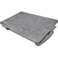 Kensington SmartFit SoleMate Pro Elite Ergonomic Foot Rest - 18° Tilt - Gray - Fabric (Fleet Network)