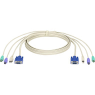 Black Box KVM CPU Cable - DT Pro Series, VGA, PS/2, 9-ft. (2.7-m) - 9 ft KVM Cable for Computer, Server, KVM Switch, Keyboard, Mouse - (Fleet Network)