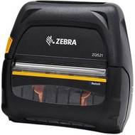 Zebra DT Printer ZQ521, media width 4.45''/113mm; English/Latin fonts, 802.11ac/Bluetooth 4.1, stnd battery, US/Canada certs - 39" mm) (Fleet Network)