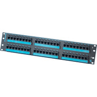 Ortronics Clarity 6 OR-PHD66U48 Cat6 High Density 48-Port Network Patch Panel - 48 x 110 - 48 Port(s) - 48 x RJ-11 - 2U High - (Fleet Network)