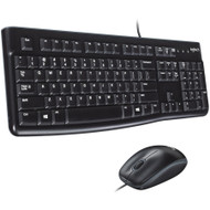 Logitech MK120 Desktop Corded Combo Set - USB Cable Keyboard - 104 Key - USB Cable Mouse - Optical - 1000 dpi - 3 Button - Scroll for (920-002565) 920-002565 Keyboard & Mouses Kits physical Logitech Fleet Network Canada