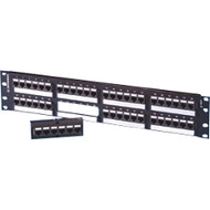 Ortronics 48 Port TechChoice Patch Panel, Cat6 - 48 x RJ-45 - 48 Port(s) - 48 x RJ-45 - 48 x RJ-11 - 2U High - Rack-mountable (SP6U48) SP6U48 Patch Panels physical Ortronics Fleet Network Canada