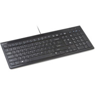 Kensington Slim Type Wired Keyboard - Cable Connectivity - USB Interface Volume Up Volume Down Sleep Mute Hot Keys - Desktop - OS K72357USA