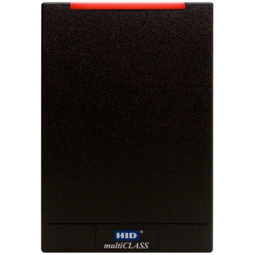 HID multiCLASS SE RP40 Card Reader Access Device - Black Outdoor, Door - Proximity - LED - Wiegand - 16 V DC - Wall Mountable, Surface (920PTNNEK0052Y)