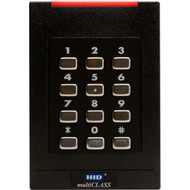 HID iCLASS RPK40 Card ReaderKeypad Access Device - Gray Door - Proximity Key Code - 425 10795 mm Operating Range 6134CGD000600
