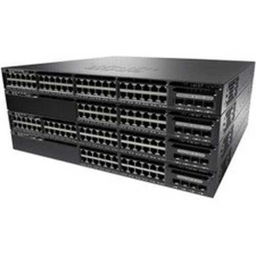 Cisco Catalyst 3650-48T Layer 3 Switch - 48 Ports - Manageable - 10/100/1000Base-T - Refurbished - 4 Layer Supported - 1U High - - (WS-C3650-48TQ-S-RF)