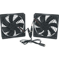 Legrand Fan Kit for Vertical Wall-Mount Cabinet - 12 VDC TAA - 2 x Fans - 19822 Lmin Maximum Airflow - Cabinet VWMFK-12VDC