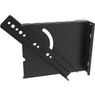 On-Q VWM-PIV-4RU Mounting Rail Kit for Patch Panel - Black - TAA Compliant VWM-PIV-4RU