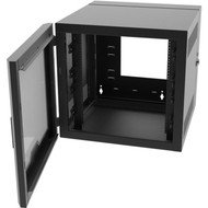 Legrand 18RU Swing-Out Wall-Mount Cabinet Plexi Door - For LAN Switch Patch Panel - 18U Rack Height2350 59690 mm Rack Depth - SWM18RUPL-26-26