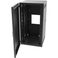 Legrand 18RU Swing-Out Wall-Mount Cabinet Solid Door - For LAN Switch Patch Panel - 18U Rack Height2350 59690 mm Rack Depth - SWM18RUSD-26-26