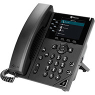 Poly 350 IP Phone - Corded - Corded - Wall Mountable Desktop - TAA Compliant - 6 x Total Line - VoIP - 2 x Network RJ-45 - PoE 2200-48832-025