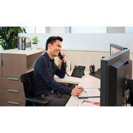 Poly 250 IP Phone - Corded - Corded - Wall Mountable Desktop - 4 x Total Line - VoIP - 2 x Network RJ-45 - PoE Ports 2200-48822-025