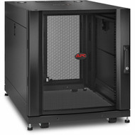 APC by Schneider Electric NetShelter SX 12U Server Rack Enclosure 600mm x 900mm w Sides Black - For Server Storage - 12U Rack Height AR3003