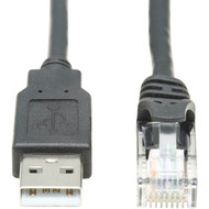 Tripp Lite U009-010-RJ45-X USB to RJ45 Rollover Console Cable MM Black 10 ft - 10 ft RJ-45USB Data Transfer Cable for Switch - U009-010-RJ45-X