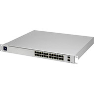 Ubiquiti USW-Pro-24 Ethernet Switch - 24 Ports - Manageable - 3 Layer Supported - Modular - 30 W Power Consumption - Optical Fiber - USW-PRO-24