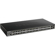 D-Link 52-Port 10-Gigabit Smart Managed Switch - 52 Ports - Manageable - Gigabit Ethernet 10 Gigabit Ethernet - 101001000Base-T - DGS-1250-52X-6KV