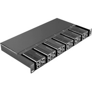 Axiom Mini-Media Converter Rack Mount Chassis - 1U 12 Slots Dual AC 220v - 1 x Number of Power Supplies Installed - 12 Slot - 1U - MCR0-CH-1U12-AX