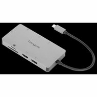 Targus USB-C Dual HDMI 4K Docking Station with 100W PD Pass-Thru - for NotebookMonitor - Memory Card Reader - SD microSD - 100 W - C DOCK423TT