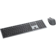 Dell Premier KM7321W Keyboard  Mouse - USB Scissors Wireless BluetoothRF 50 240 GHz Keyboard - Titan Gray - USB Wireless Mouse - - KM7321WGY-CNM