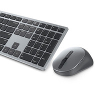 Dell Premier KM7321W Keyboard  Mouse - USB Scissors Wireless BluetoothRF 50 240 GHz Keyboard - Titan Gray - USB Wireless Mouse - - KM7321WGY-CNM